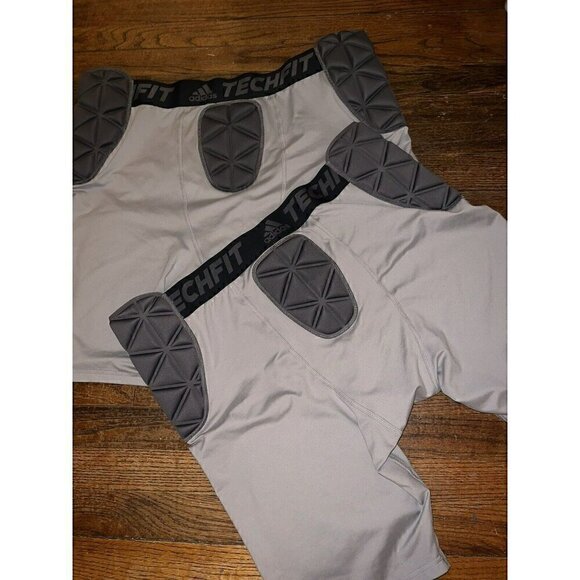 Adidas smashed girdle padded undershorts 2 XL/ 2 Pair Sold As Set - Picture 2 of 4